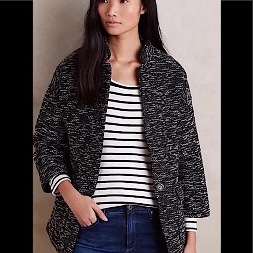Elevenses for Anthropologie Tweed/Marled Coat